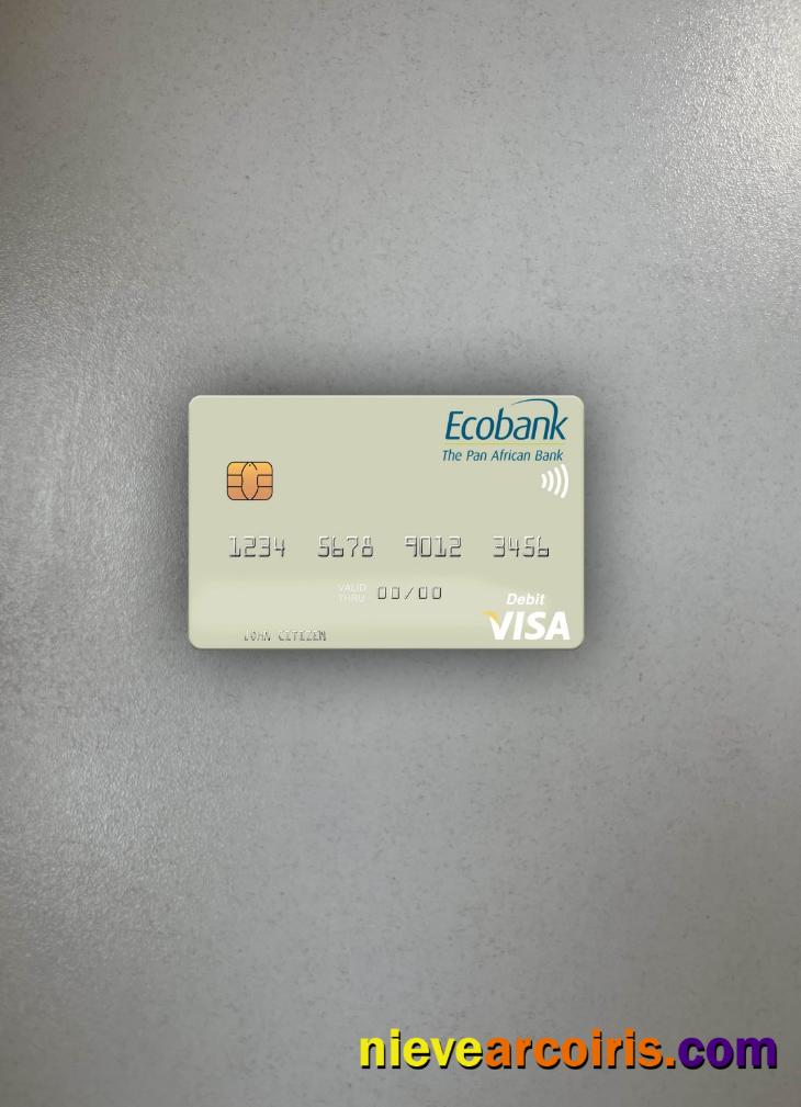 Senegal Ecobank Sénégal visa debit card photolook